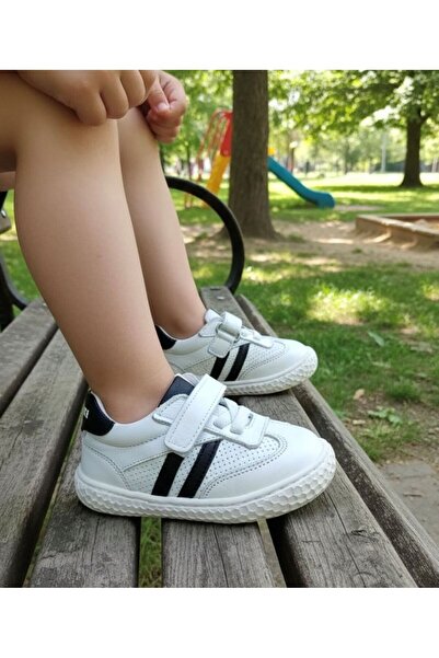 HAPPY WALK Pantofi casual pentru bebelusi baieti cu talpa din piele si ortope...