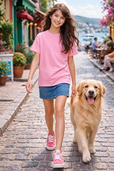 Cloise Pink Kids T-Shirt Unisex |   100% Cotton |
