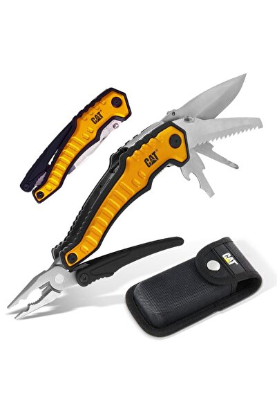 Cat DA980045 9 IN 1 Çok Fonksiyonlu Katlanabilir 27CM Paslanmaz Çelik Sarı Ka...