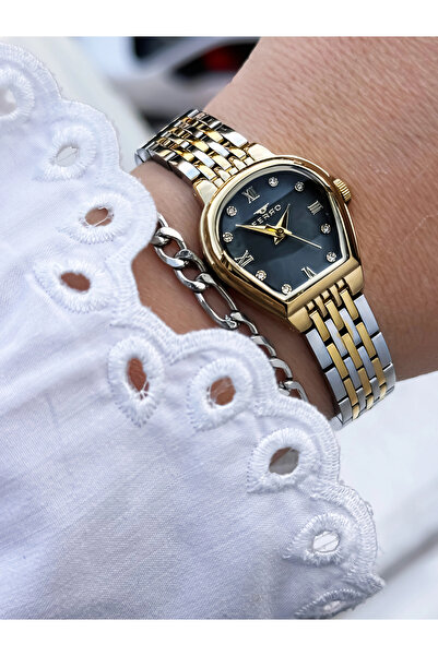 FERRO Yellow and Silver Steel Cord Women's Wristwatch Fl88745A-D2 Waterproof ...