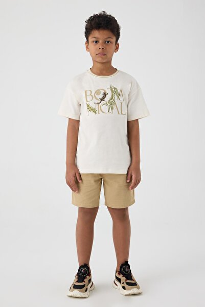 NBT JEANS BG Store Boy's Ecru Tshirt