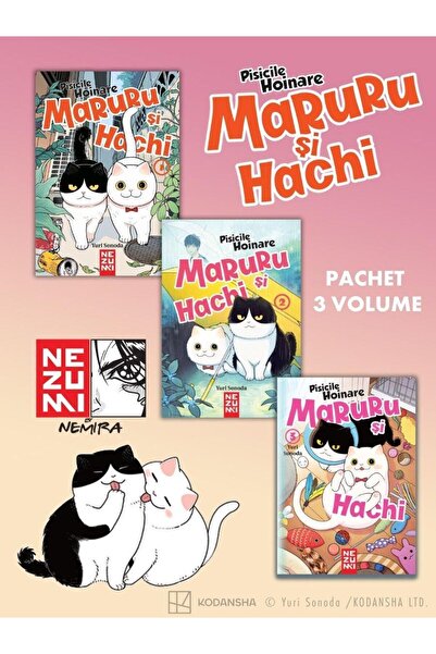 Editura Nemira Maruru and Hachi package - stray cats, volume 3