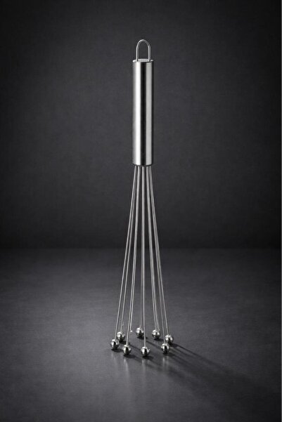 Atbyhome Mien Ball Tip Metal Whisk Quick Mixer Egg Mixer Milk Frother