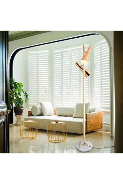 Other أباجورة أرضية مودرن باللون الذهبي موديل SF-10206 من شموع الجزيرة – فخام...