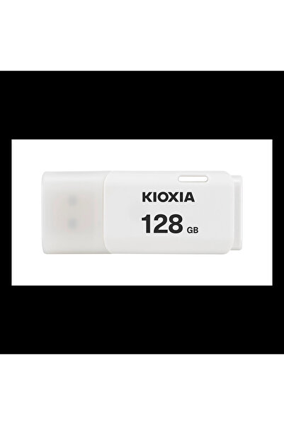 Kioxia قرص فلاش يو إس بي 2.0 ترانسميموري سعة 128 جيجابايت (أبيض) طراز U202w
