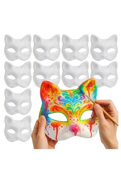 zola Set of 10 Cat Masks