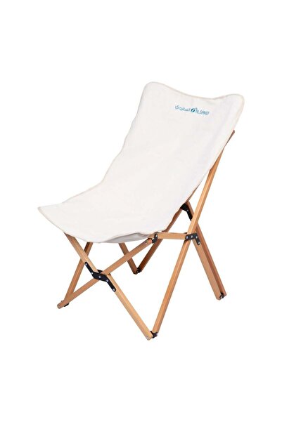 AL SANIDI Foldable Hiking Chair, Foldable Chair, White, Size L:56* W:53* H:90Cm