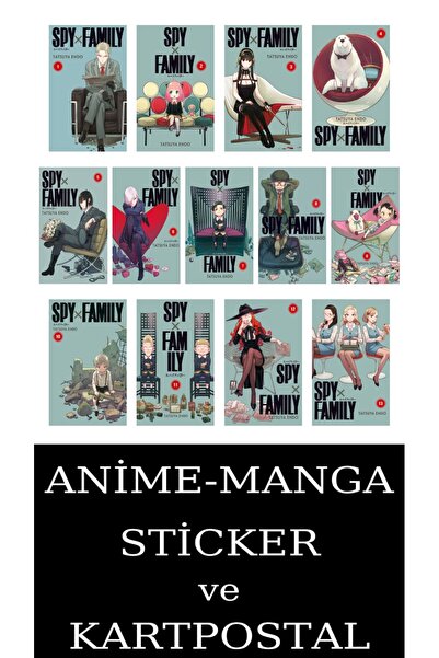 Gerekli Şeyler Yayıncılık Spy X Family 1-2-3-4-5-6-7-8-9-10-11-12-13 Manga Se...