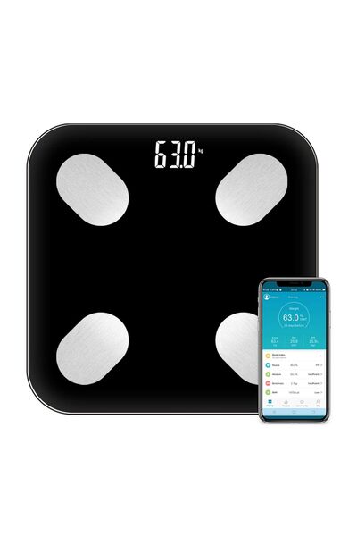 Arabest Smart Bluetooth Body Fat Scale with 18 Measurements, Digital BMI Heal...
