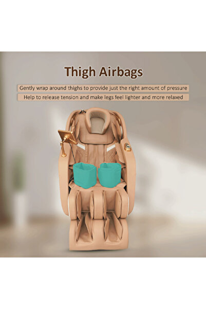 Zero Healthcare Onyx Full Body Massager (Beige & White)