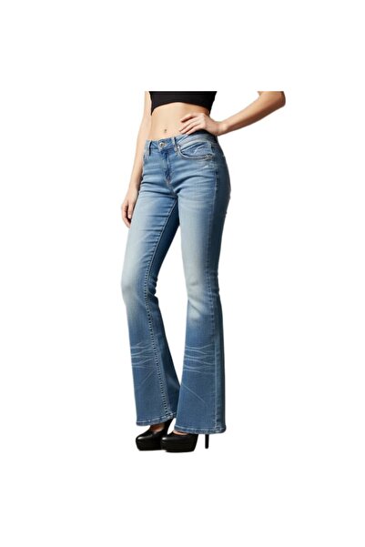 Belfond Domaine Etranger Trang B107 jeans, blue color,