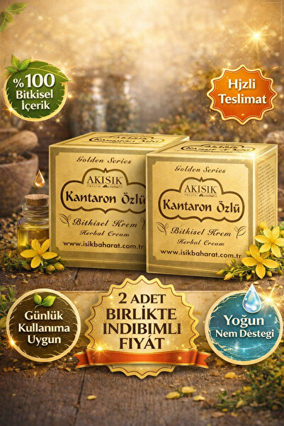 Akışık Kantaron Özlü Bitkisel Bakım Kremi 2’li paket