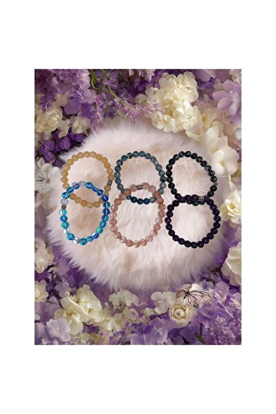 BEST PARTİ Best 6-Piece Original Natural Stone Bracelet Set-4