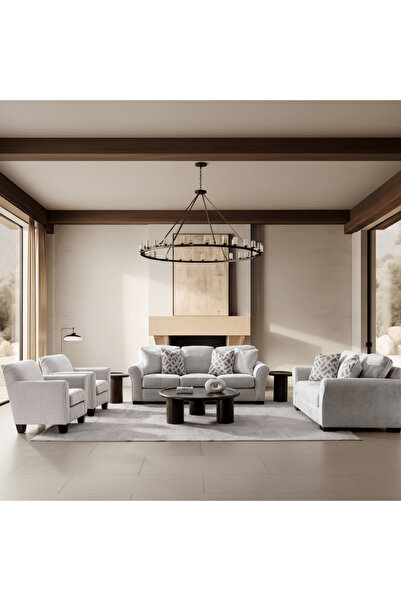 Roots Furniture أريكة ديلون رمادية (249 سم)