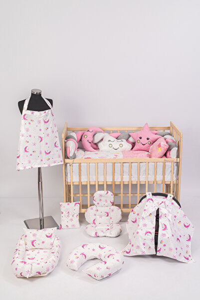 Jasmin Bebe Home طقم مواليد جديد مكون من 14 قطعة، طقم نوم للأطفال، Babynest