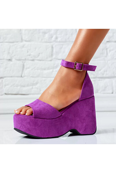 Zaira Women's Platform Sandals Galilea Purple #14430 - 39