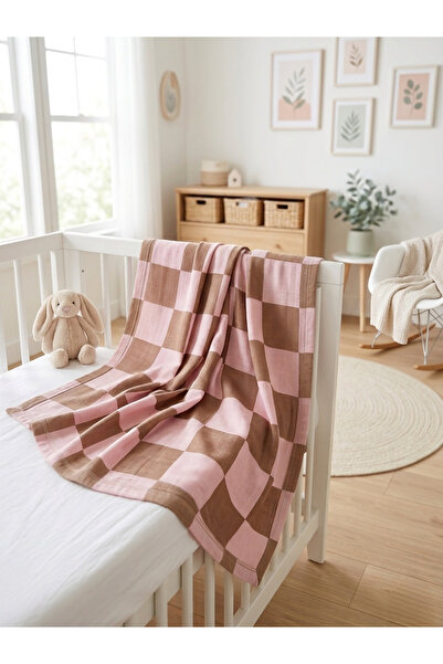 Cosibello Home Organik Pamuk Müslin Örtü & Müslin Bebek Battaniyesi