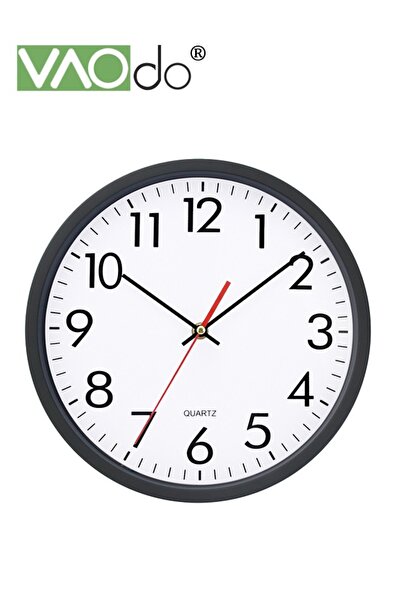 VAODO Wall Clock 11 Inch Silent Non-ticking Modern Clocks Battery Operated An...