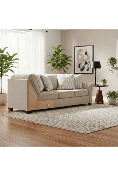 Ashley Furniture أريكة بروغان باي بذراع يمين ومقعد زاوية