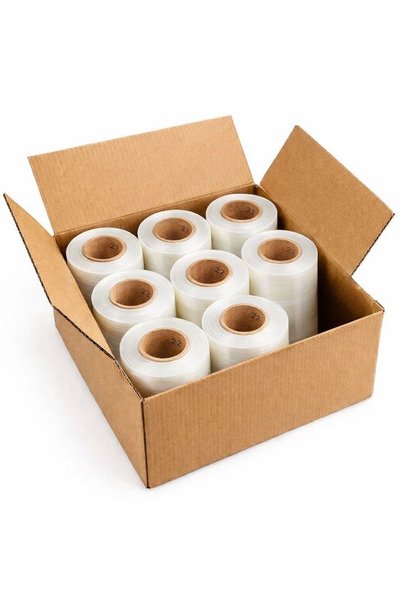 Ground Equipment Plastic Strap 13mm (Box of 8 Rolls), Strong Strapping Tape for Storage and Shipping