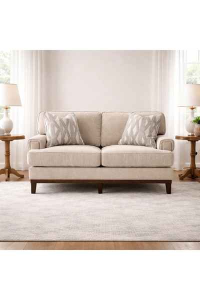 Roots Furniture أريكة أرجوانية بيج