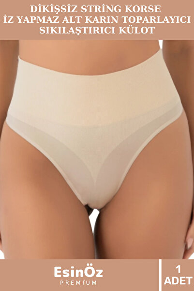 EsinÖz #Korse Dikişsiz İz Yapmaz String Korse Alt Karın Toparlayıcı Sıkılaştı...