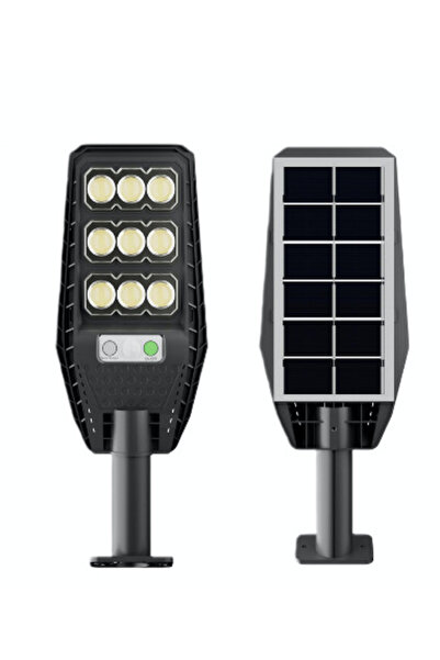 HASSAN Lampă solară Jortan 300W COB cu telecomandă, 1500MA cu 9 casete