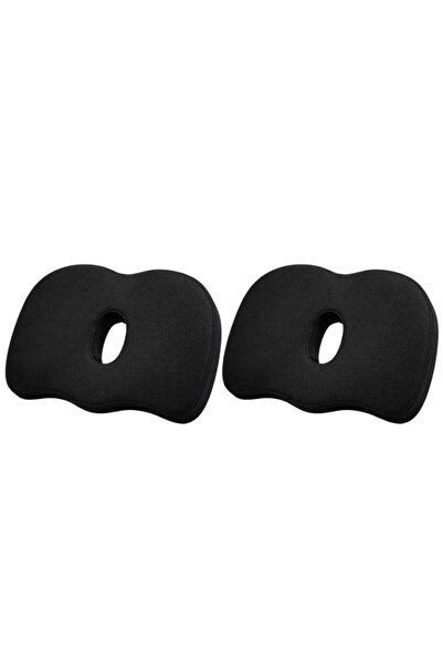 AGC 2 Pcs Memory Foam Seat Cushion for Car & Office Chair, Coccyx Relief Pill...