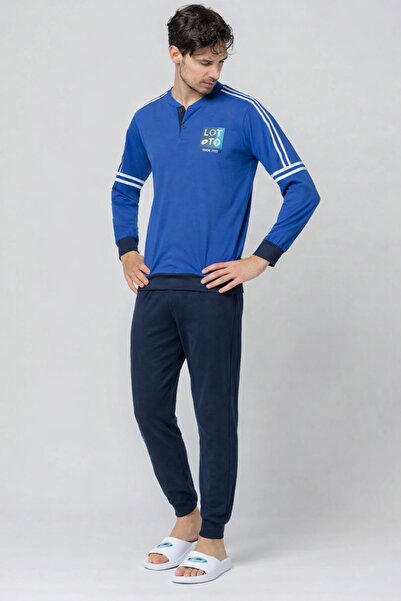 Lotto Pijama barbati LP1224, set 2 piese, bumbac