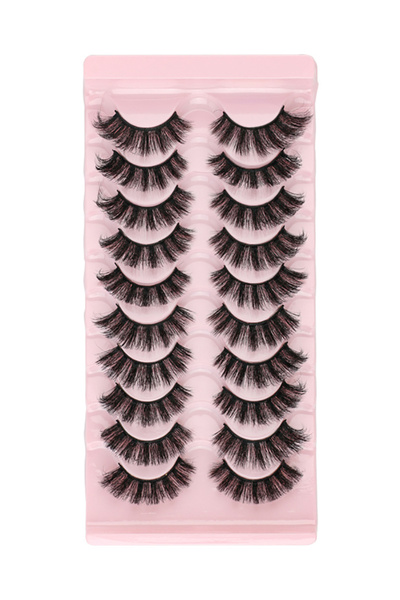 FridayIn 10 Pairs of Natural False Eyelashes(B)
