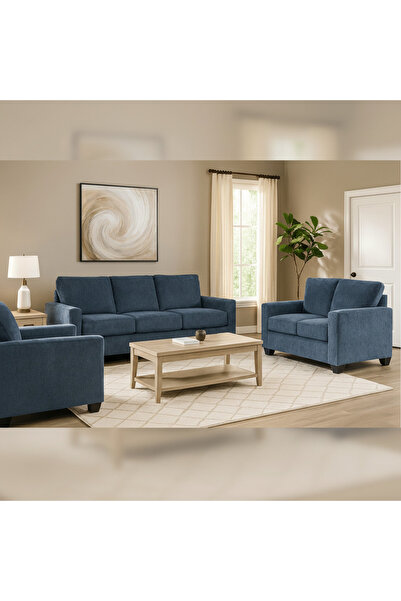 Ashley Furniture طقم أريكة رانيس الأزرق
