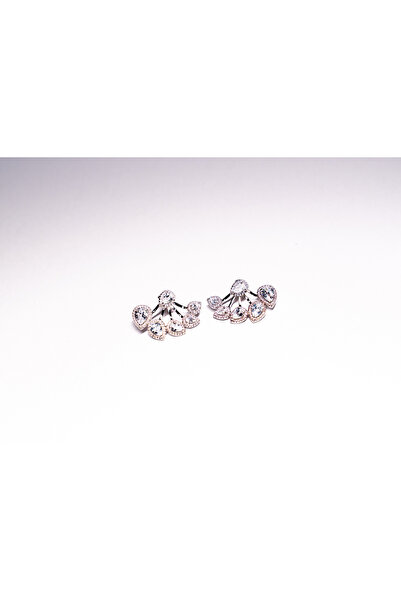 LABELRM Celeste Diamond Fan Earrings – White Gold