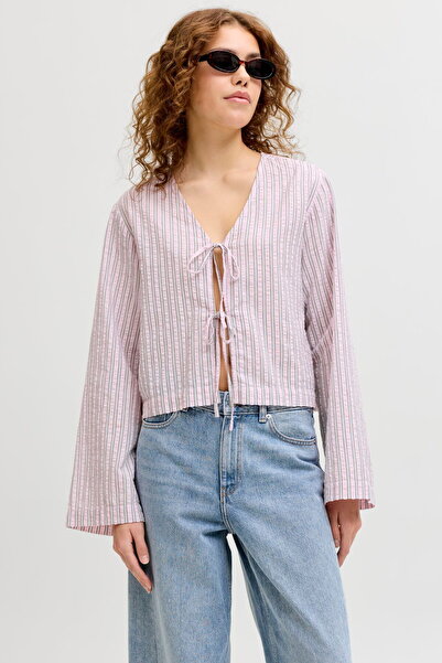 Jack & Jones Γυναικεία μπλούζα με λαιμόκοψη V - Zoe