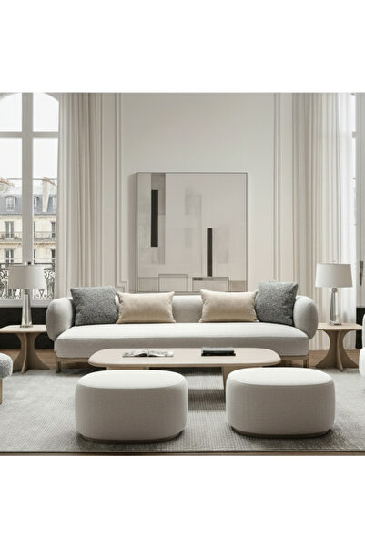 Roots Furniture أريكة لينير بثلاثة مقاعد