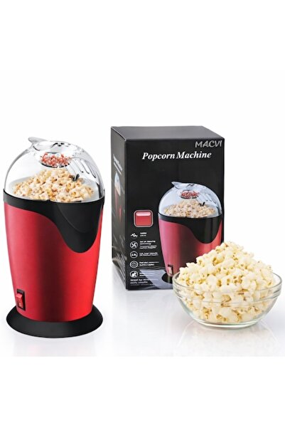 MACVI ®   Μηχανή παρασκευής ποπ κορν, 1200W, χωρητικότητα 2,5 λίτρων, χωρίς λ...