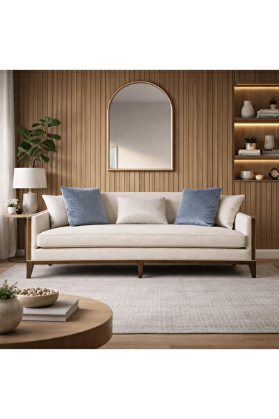 Roots Furniture أريكة الريم باللون الأزرق الملكي