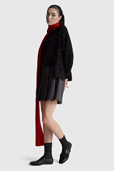 United Colors of Benetton Ζακέτα με μοτίβο από μείγμα μαλλιού και κουμπιά, Κω...