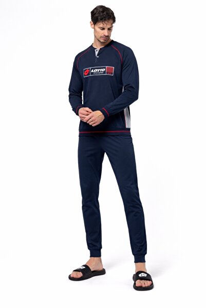 Lotto Pijama barbati LP1225C, set 2 piese, bumbac