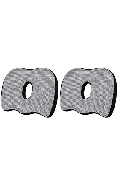 AGC قطعتان من وسادة مقعد من الفوم الذاكر للسيارة وكرسي المكتب، وسادة لتخفيف آ...