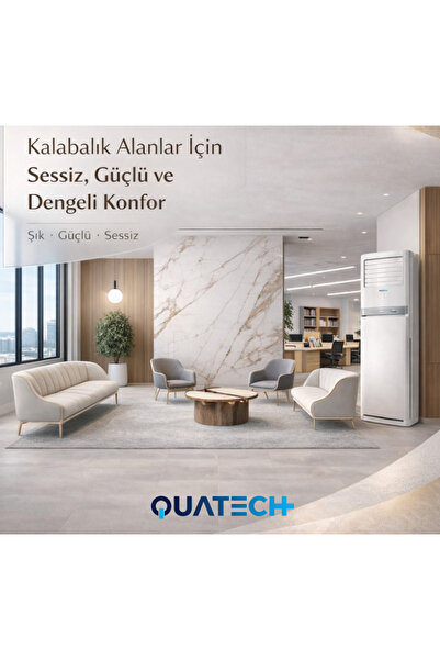 QUATECH 48.000 Btu/h Salon Tipi ON/OFF Klima Trifaze (380V) - Montaj Hariç