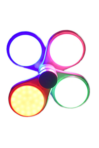 MAD ECO LEDURI Lampă LED pliabilă cu 4 brațe E27 40W lumină RGB