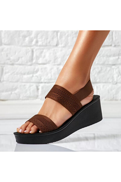 Zaira Sandale Dama cu Platforma Luna Maro #15672 - 39