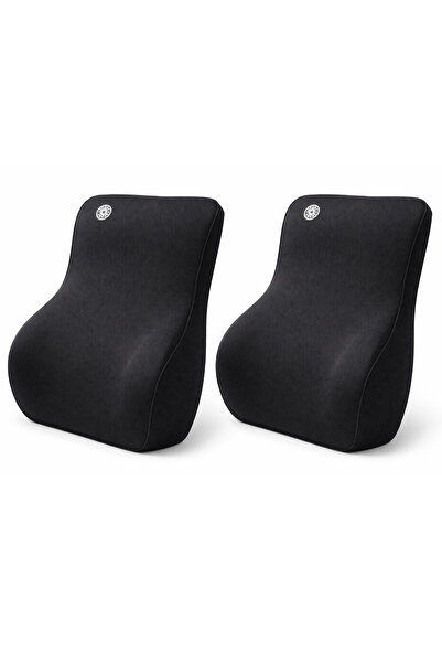 AGC قطعتان من وسادة دعم أسفل الظهر من الفوم الذاكر لمقعد السيارة وكرسي المكتب...