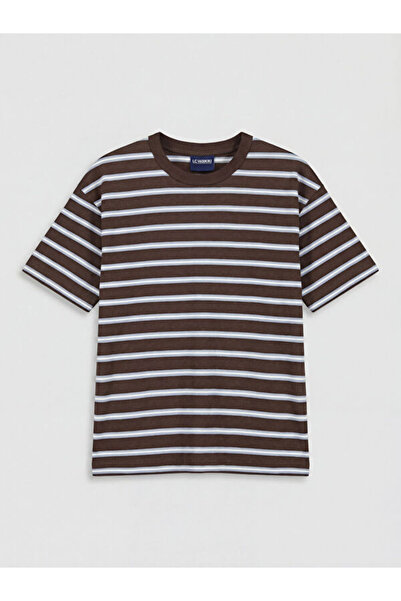 LC Waikiki RMZ GİYİM FARKIYA تي شيرت مخطط للأولاد بياقة روبا