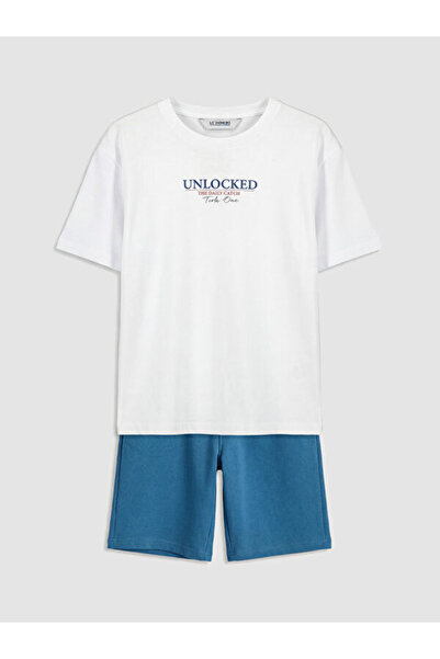 LC Waikiki Timeless Clothing & Timeless Choices Printed Boys' T-Shirt and Shorts