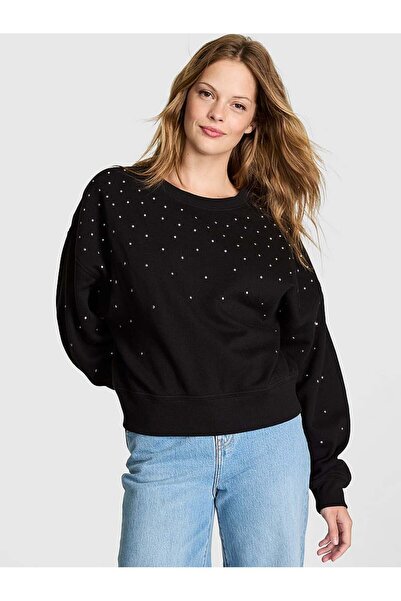 PINK Ivy Bisiklet Yaka Sweatshirt
