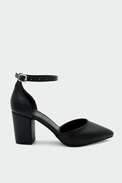 LAMİNTA حذاء فانيسا الكلاسيكي الأسود للنساء ذو الكعب العالي