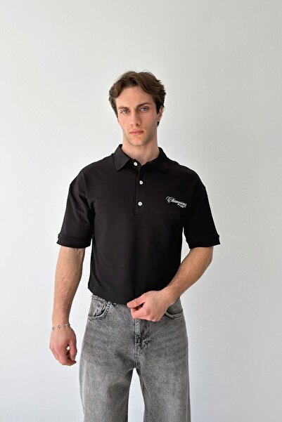Flaw Wear Μπλουζάκι με στάμπα Polo Yaka Champions