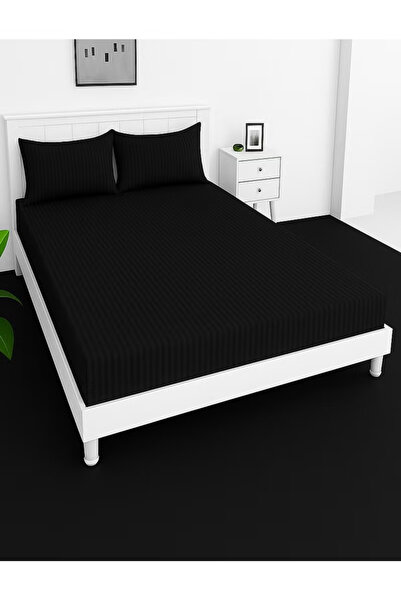 DesertDeals ملاءة سرير عميقة مع غطاءين للوسائد، متوفرة بمقاسات كينج/كوين/مزدو...