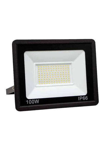 HASSAN SMD LED Projector 220V Power 100W IP66 BLACK JORTAN